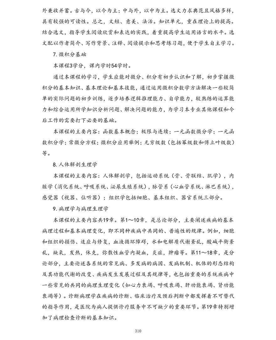 药学专业（专科）