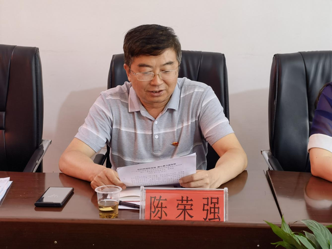 陈荣强率队到西门社区党支部开展联建工作