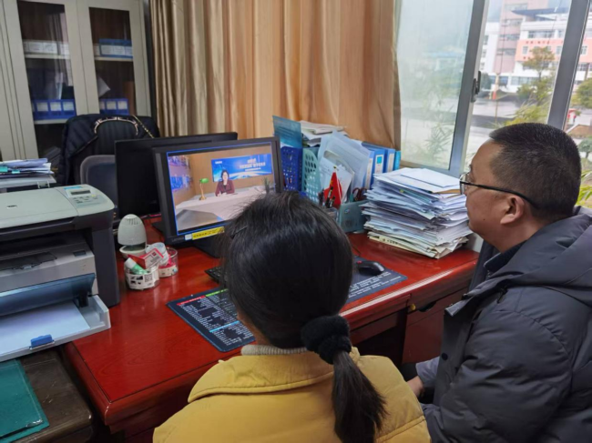 铜仁开放大学组织全市开放教育师生收看国家开放大学2025年春季学期“开学第一课